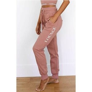 Lounge Rope Cord Joggers‎ Pink Lounge Underwear